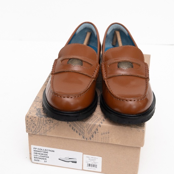 Free People. NIB. Liv Penny Loafers. - Picture 4 of 10